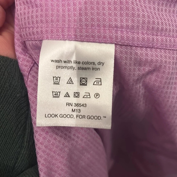 Pink Kenneth Cole Reaction Button Up - Picture 6 of 6